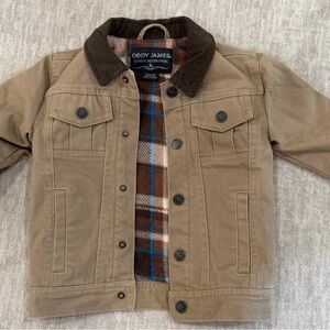 CODY JAMES TODDLER BOYS' OZARK WASHED CANVAS RANCHER JACKET